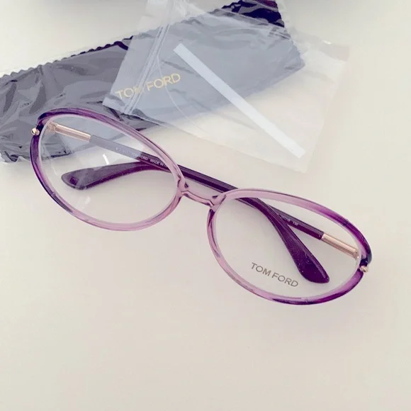 NEW Tom Ford Prescription Frames TF5212 purple - Picture 2 of 11